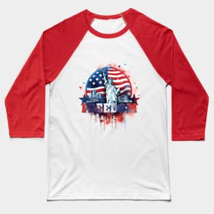 USA Freedom Baseball T-Shirt